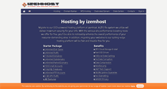 Desktop Screenshot of izemhost.com