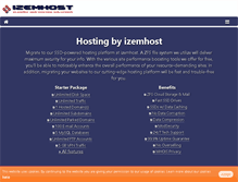 Tablet Screenshot of izemhost.com